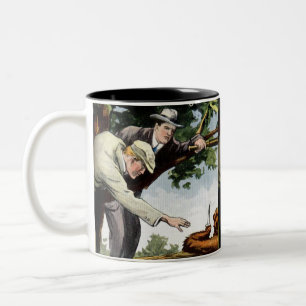 Caneca De Café Em Dois Tons capa de história clássica