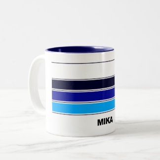 Caneca De Café Em Dois Tons Capacete Mika Hakkinen