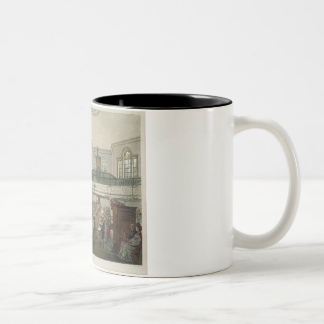 Caneca De Café Em Dois Tons Capela de Magdalen, 'do microcosmo de Ackermann de (Direita)