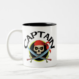Caneca De Café Em Dois Tons capitão 3D