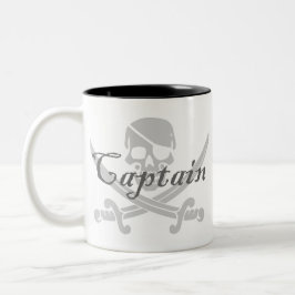 Caneca De Café Em Dois Tons Capitão alegre de Roger