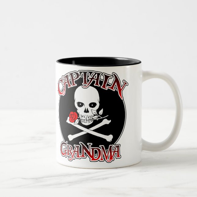 Caneca De Café Em Dois Tons Capitão Avó Mug (Direita)