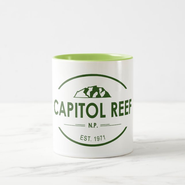 Caneca De Café Em Dois Tons Capitol Reef National Park (Centro)