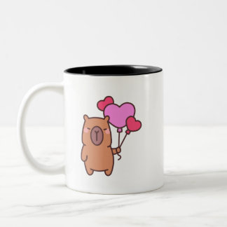 Caneca De Café Em Dois Tons Capivara