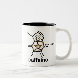 Caneca De Café Em Dois Tons Cappuccino