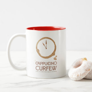 Caneca De Café Em Dois Tons Cappuccino Curfew - 11AM Coffee Culture Mug
