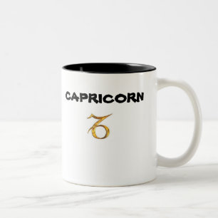 Caneca De Café Em Dois Tons Capricorn