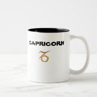Caneca De Café Em Dois Tons Capricorn