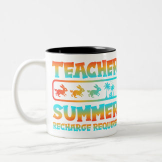 Caneca De Café Em Dois Tons Captura de Verão de Professora Requerida Mug de Pa