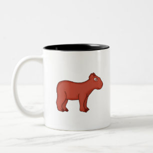 Caneca De Café Em Dois Tons Capybara