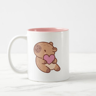 Caneca De Café Em Dois Tons Capybara