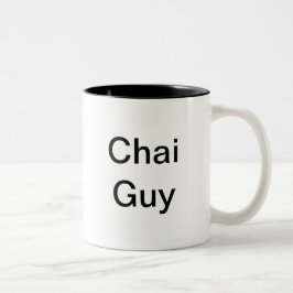 Caneca De Café Em Dois Tons Cara de Chai