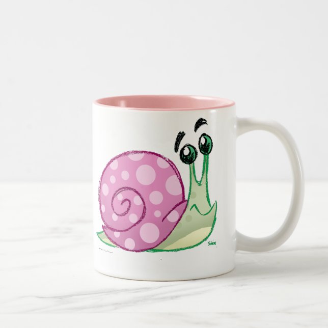 Caneca De Café Em Dois Tons Caracol (Direita)