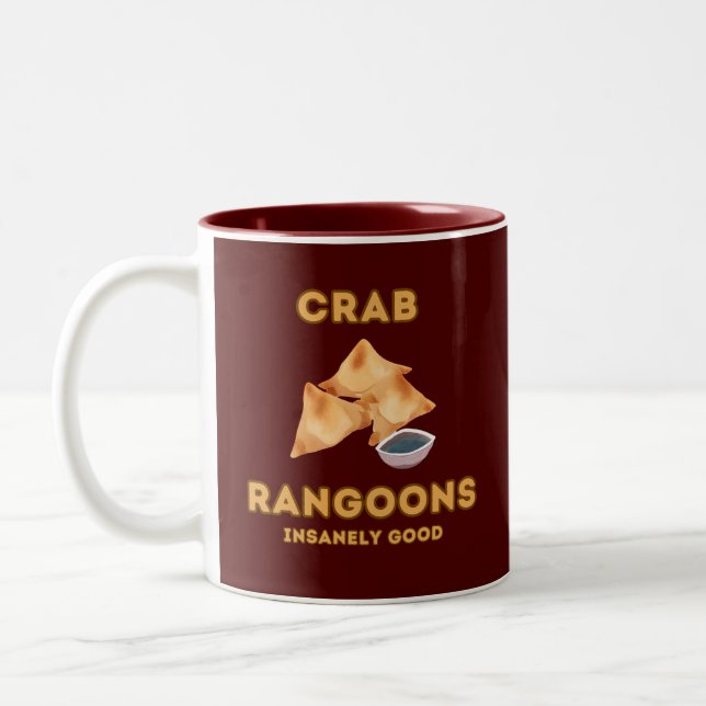 Caneca De Café Em Dois Tons Caranguejo Rangoon Muito Bom (Esquerda)
