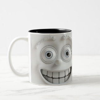 Caneca De Café Em Dois Tons Caráter Sarcástico 3D