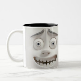 Caneca De Café Em Dois Tons Caráter Sarcástico 3D
