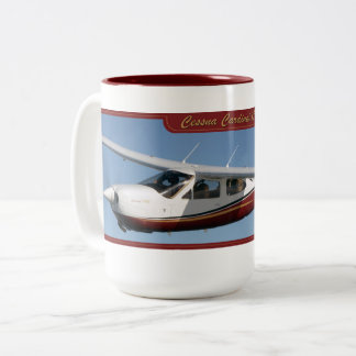 Caneca De Café Em Dois Tons Cardeal Cessna 177RG