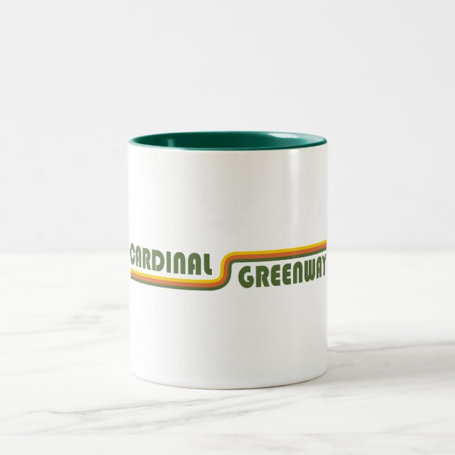 Caneca De Café Em Dois Tons Cardinal Greenway Indiana (Centro)