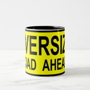 Caneca De Café Em Dois Tons Carga em Excesso