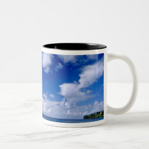 Caneca De Café Em Dois Tons Caribe, Menos Antilhas, Índias Ocidentais,