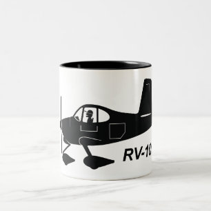 Caneca De Café Em Dois Tons Caricatura das camionetes RV-10