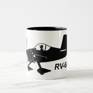 Caneca De Café Em Dois Tons Caricatura das camionetes RV-6A