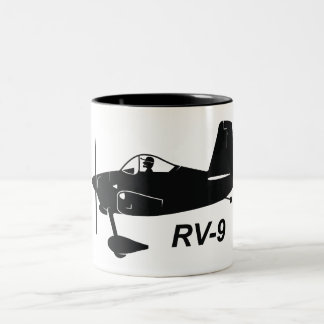 Caneca De Café Em Dois Tons Caricatura das camionetes RV-9