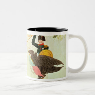 Caneca De Café Em Dois Tons Caricatura 'dos cem dias