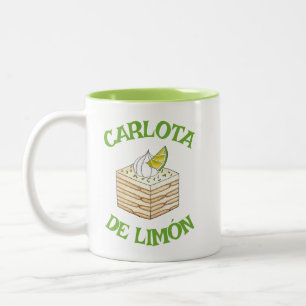 Caneca De Café Em Dois Tons Carlota de Limón, Limão mexicano, Fatia de Bolo