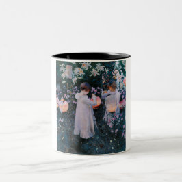 Caneca De Café Em Dois Tons Carnação, Lily, Lily, Rosa (John Singer Sargent)