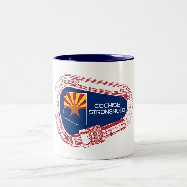 Caneca De Café Em Dois Tons Carnaval de Arizona Cochise Stronghold (Centro)
