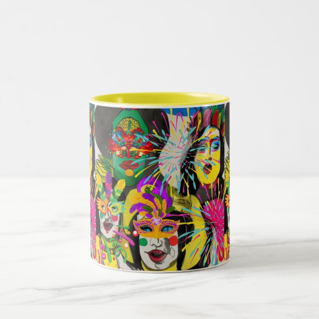 Caneca De Café Em Dois Tons Carnaval do Brasil (Centro)