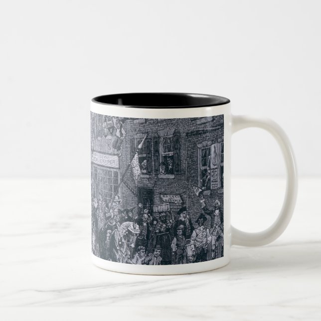 Caneca De Café Em Dois Tons Carnaval em Philadelphfia (Direita)