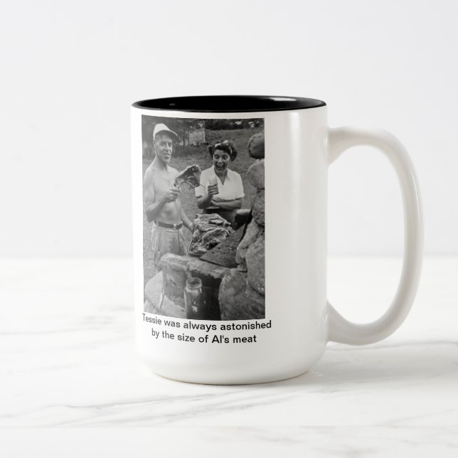 Caneca De Café Em Dois Tons Carne surpreendente! (Direita)