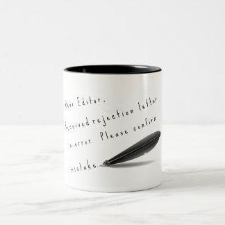 Caneca De Café Em Dois Tons Caro Editor