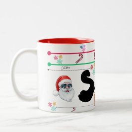 Caneca De Café Em Dois Tons Caros Papais noeis Mug: Sip & Share the Magic of C