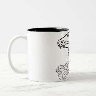 Caneca De Café Em Dois Tons Carpa