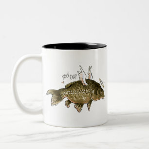Caneca De Café Em Dois Tons Carpa!