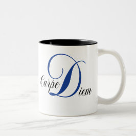 Caneca De Café Em Dois Tons Carpe Diem