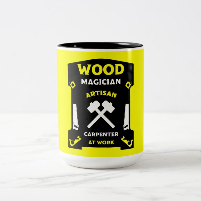 Caneca De Café Em Dois Tons Carpintaria E Madeira (Centro)