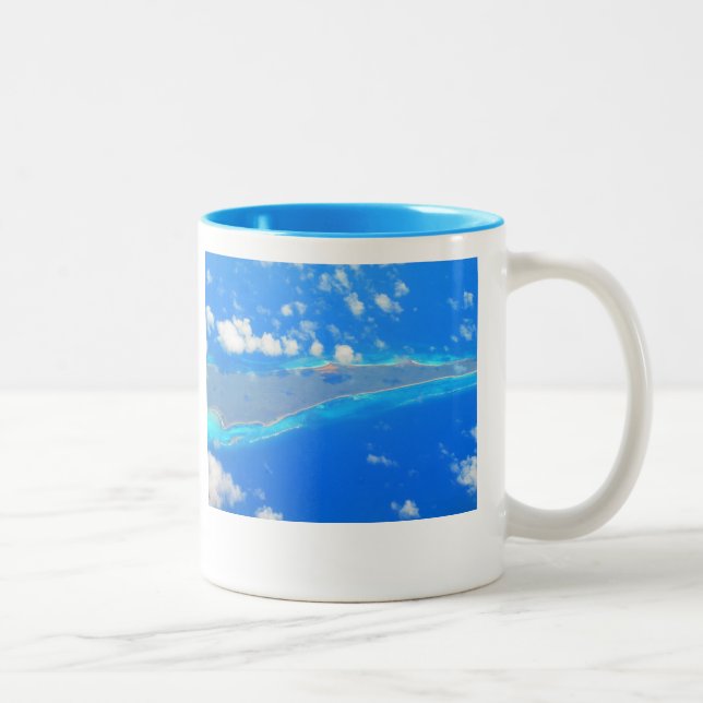 CANECA DE CAFÉ EM DOIS TONS CARRIBEAN DUAL SHOT MUG (Direita)