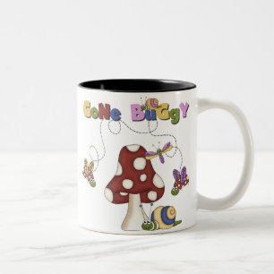 Caneca De Café Em Dois Tons Carrinho ido insetos