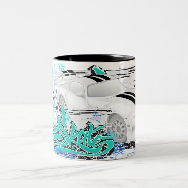 Caneca De Café Em Dois Tons Carro esportivo (Centro)