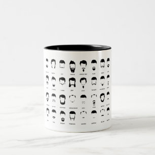 Caneca De Café Em Dois Tons Carta nova da barba