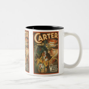 Caneca De Café Em Dois Tons Carter o excelente - feiticeiro estranho do mundo