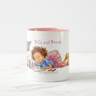 Caneca De Café Em Dois Tons Cartões de Makin