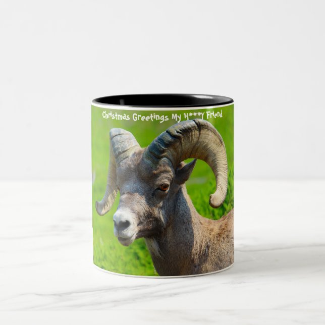 Caneca De Café Em Dois Tons Cartões de natal Meu Amigo (Centro)