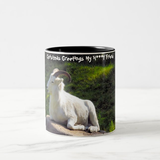 Caneca De Café Em Dois Tons Cartões de natal Meu Amigo (Centro)