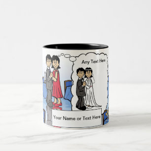 Caneca De Café Em Dois Tons Cartografia de aniversário: PrintedPerfection.com