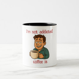 Caneca De Café Em Dois Tons Cartografia de Coffee Quote Engraçado